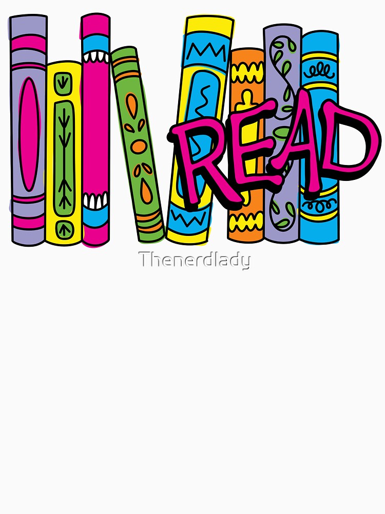 Encourage Reading Design with 90s Aesthetic by Thenerdlady