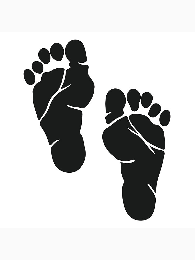baby foot prints by Waternez