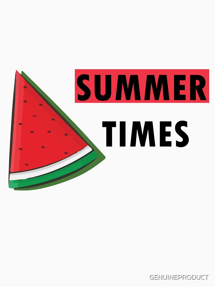 SUMMER TIMES by GENUINEPRODUCT