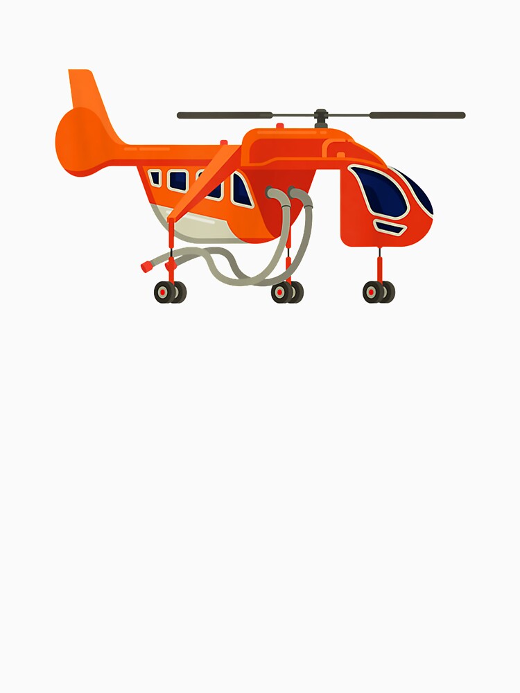 Fire Helicopter For Kids Graphic by shirleyfinley