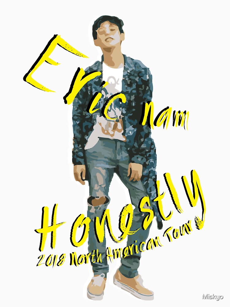 Eric Nam Honestly Tour T-Shirt by Miskyo