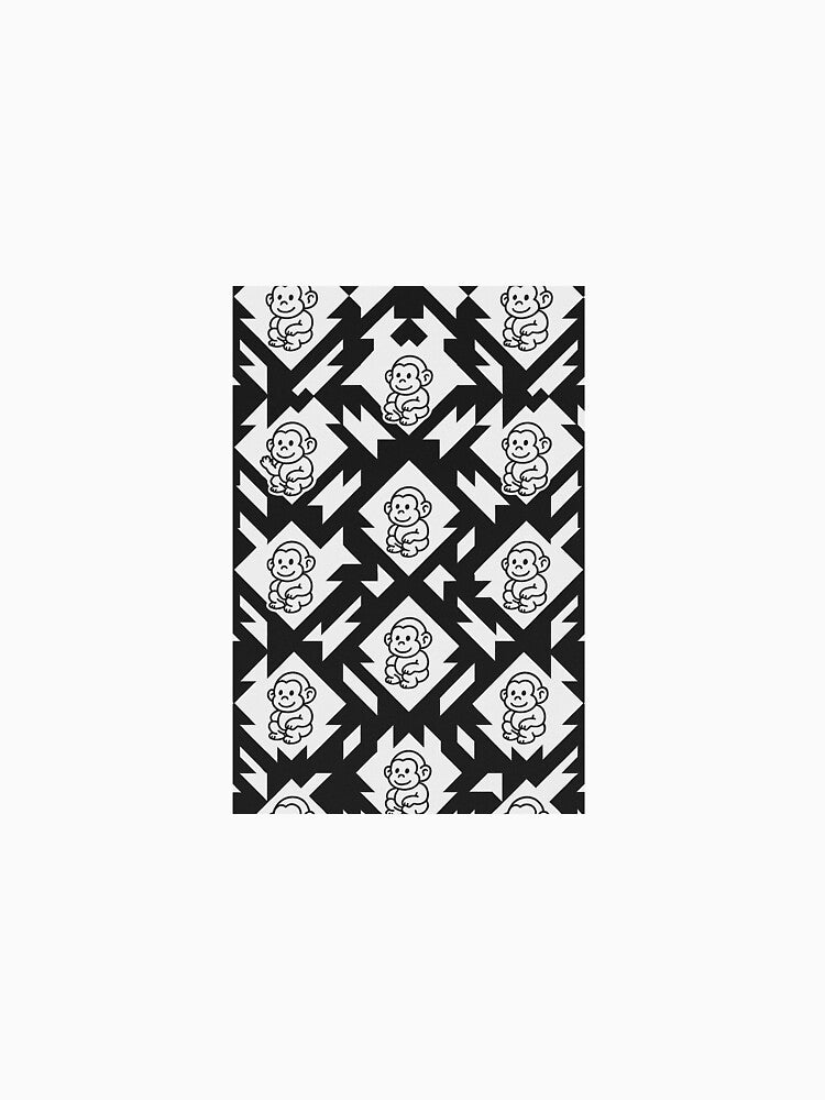 Chunky monkey houndstooth pattern by Bluecatfund
