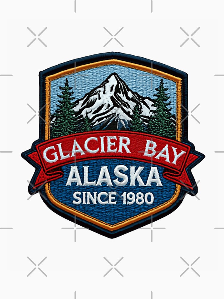 Glacier Bay Alaska Since 1980 National Park Travel Souvenir by Simsimah26Parks