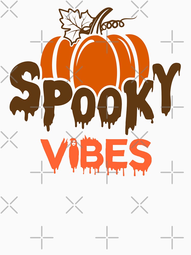 Spooky vibes halloween pumpkin by Eriksonshop