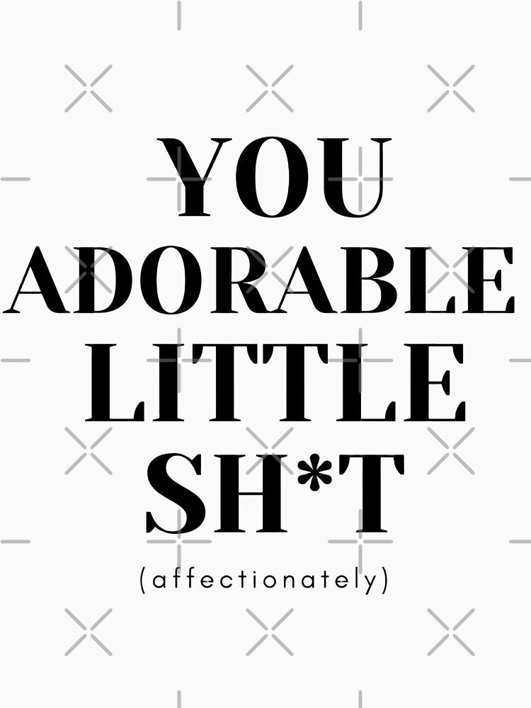 Adorable Lil Sh*t Design Sticker, Pin, Magnet, Minimalist, etc. by eggface.sandwich