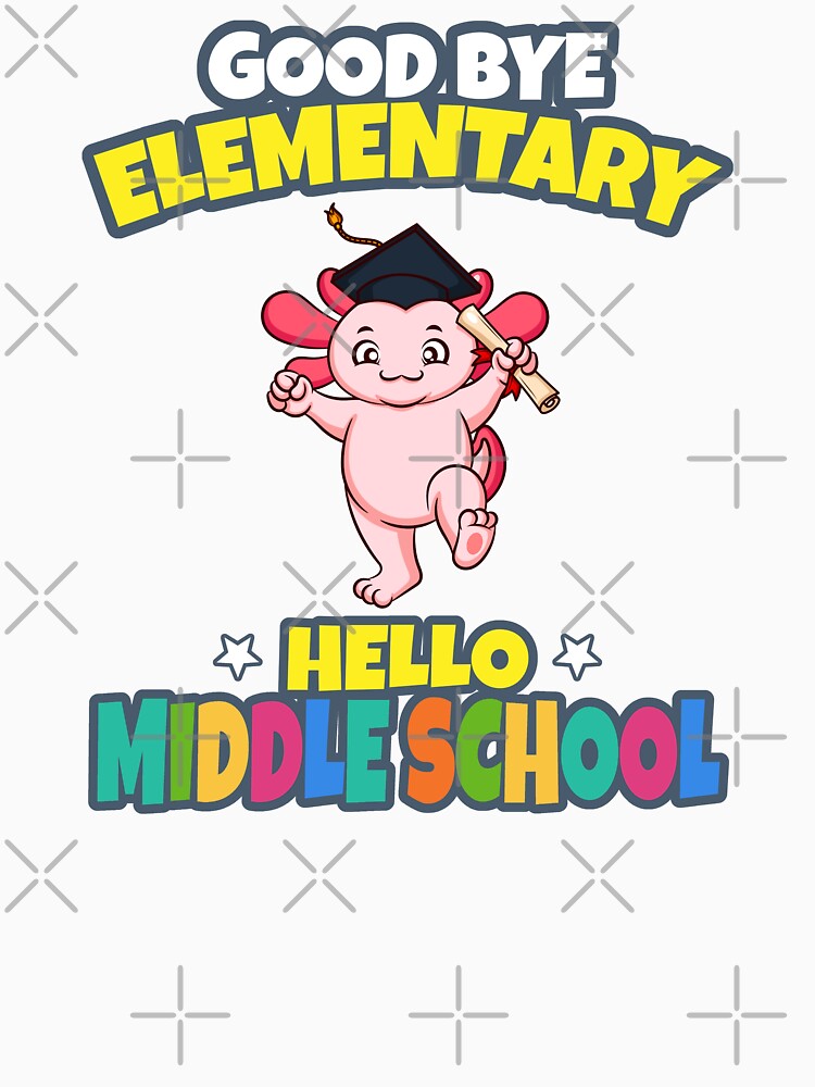 Good Bye Elementary Hello Middle School Graduation by anziehend