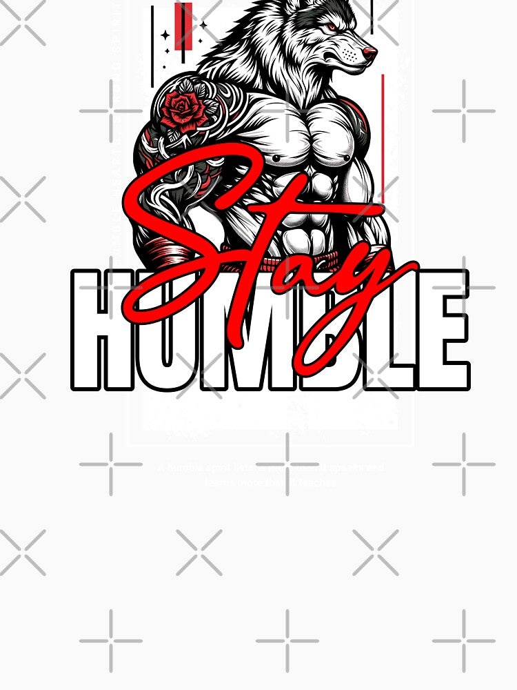 stay humble with handsome wolf by ShawishArt