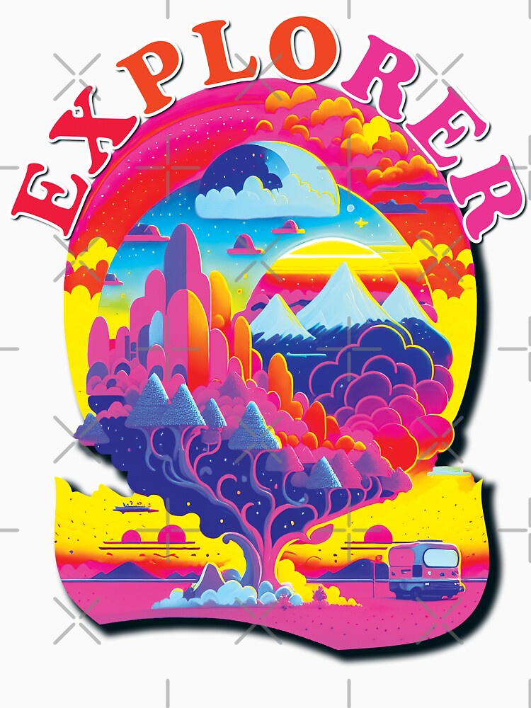Kids Camping and Exploring Synthwave by PixelChameleon