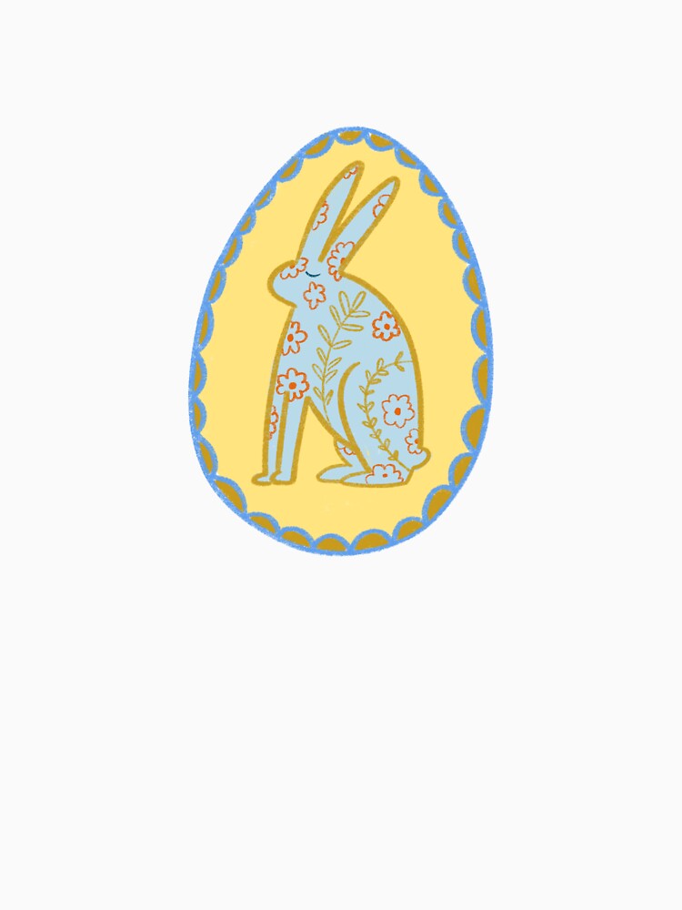 Easter rabbit yellow and blue by Krymkuch