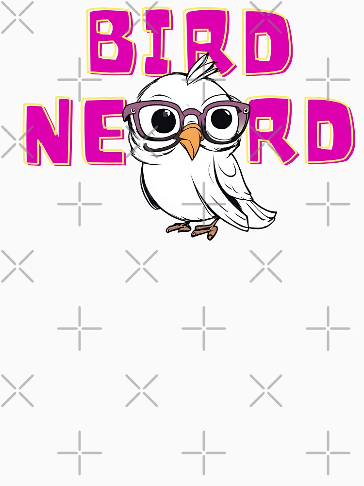 bird nerd owl pink design by TheWaterBirds