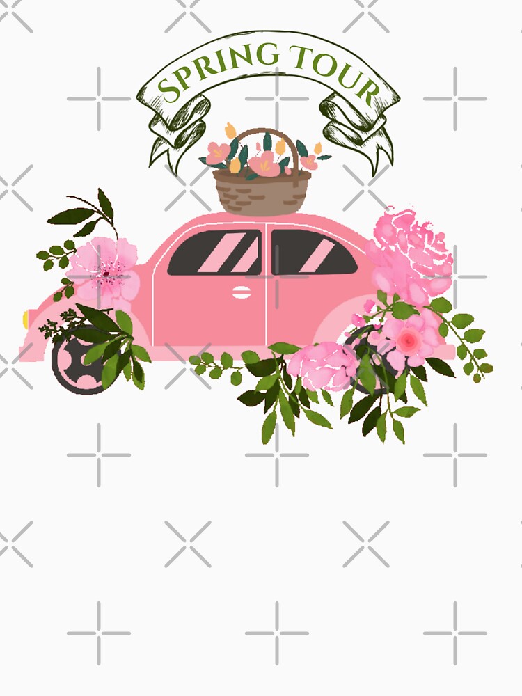 Spring Tour Floral Car by GraphicsClub