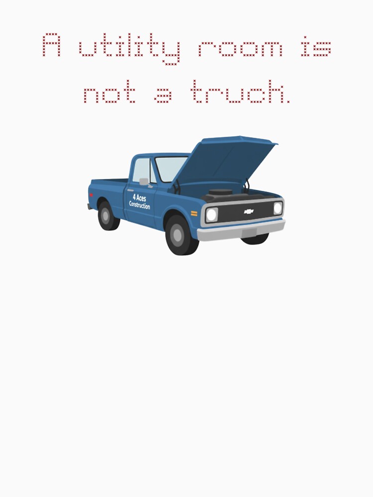A Utility Room is Not a Truck by MillennialTea