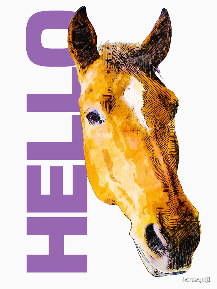 Hello - Purple by horseymj1