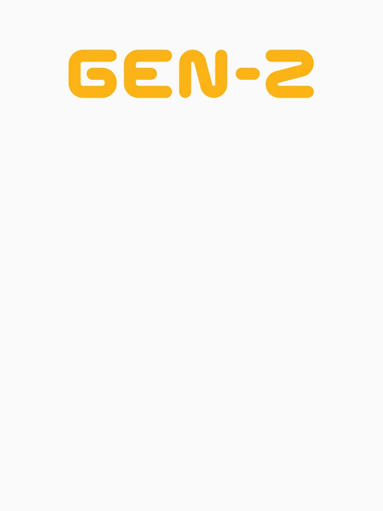 GEN-Z / Gen Z / Generation Z (Orange Text) by STUDIO-72