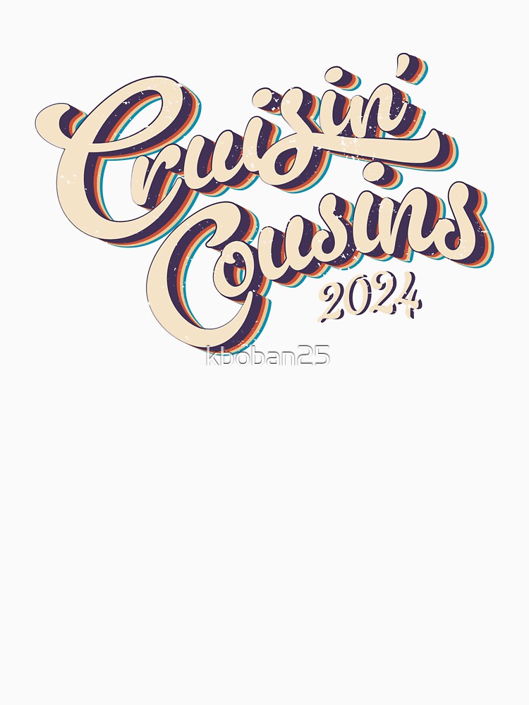 Cruisin Cousins 2024 Summer Vacation Matching Family Group T-Shirt Kids T-Shirt by kboban25