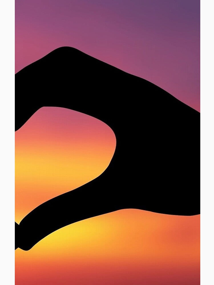 Matching Couple Phone Wallpapers – Heart Hands Love Design Part 2 by AmetistLight