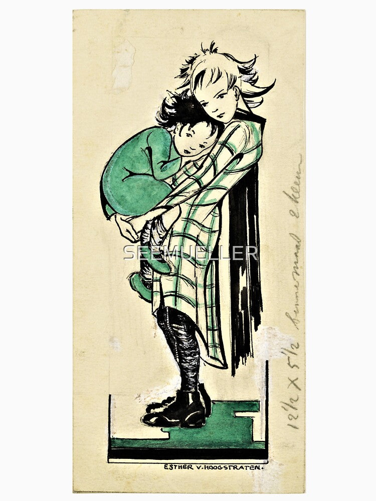 Girl with a child in her arms by SEEMUELLER
