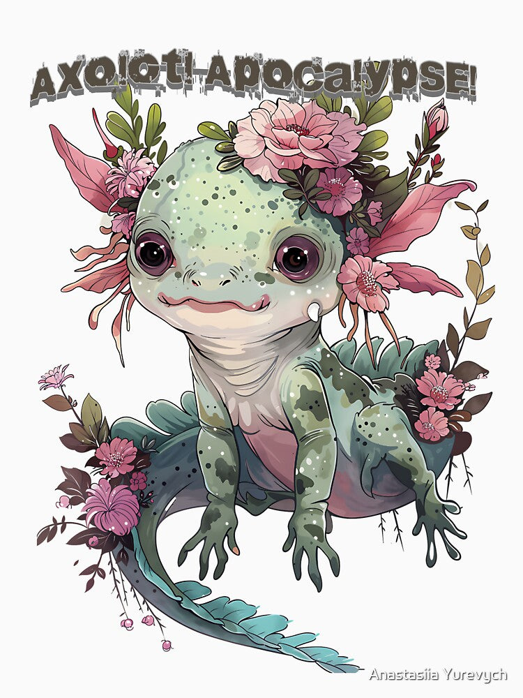 Axolotl Apocalypse! Halloween by Anastasiia Yurevych