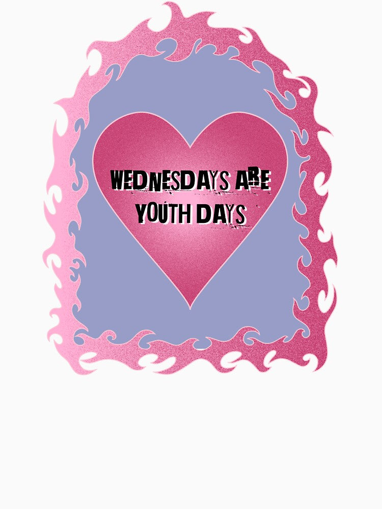 Wednesdays are Youth days - Y2K Heart by AshTreeCrtvCo