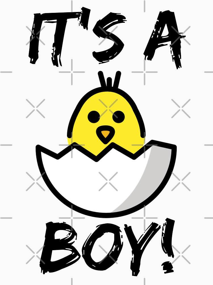 ITS A BOY BABY CHICK CLOTHING DESIGN by JAM2