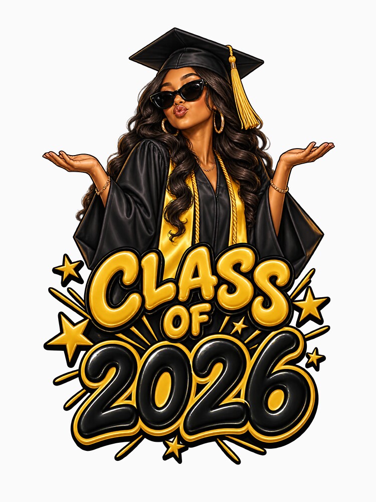 Funny Graduation class of 2026 T-shirt by cozydrops