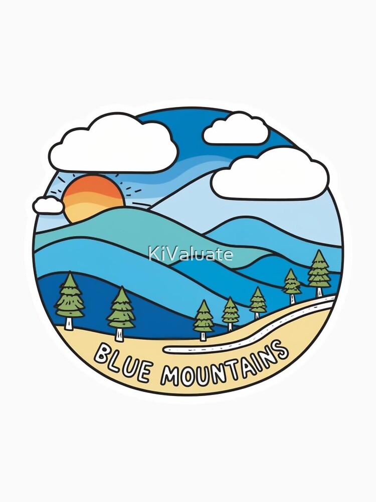 Blue Mountains Adventure | Nature, Hiking & Travel Inspired Design by KiValuate