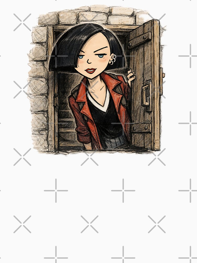 JANE LANE AT SECRET DOOR by LIS AND MELIVERSO