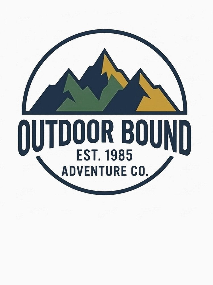 Outdoor Bound Adventure Co. Est. 1985 Mountain Badge by Owcomm