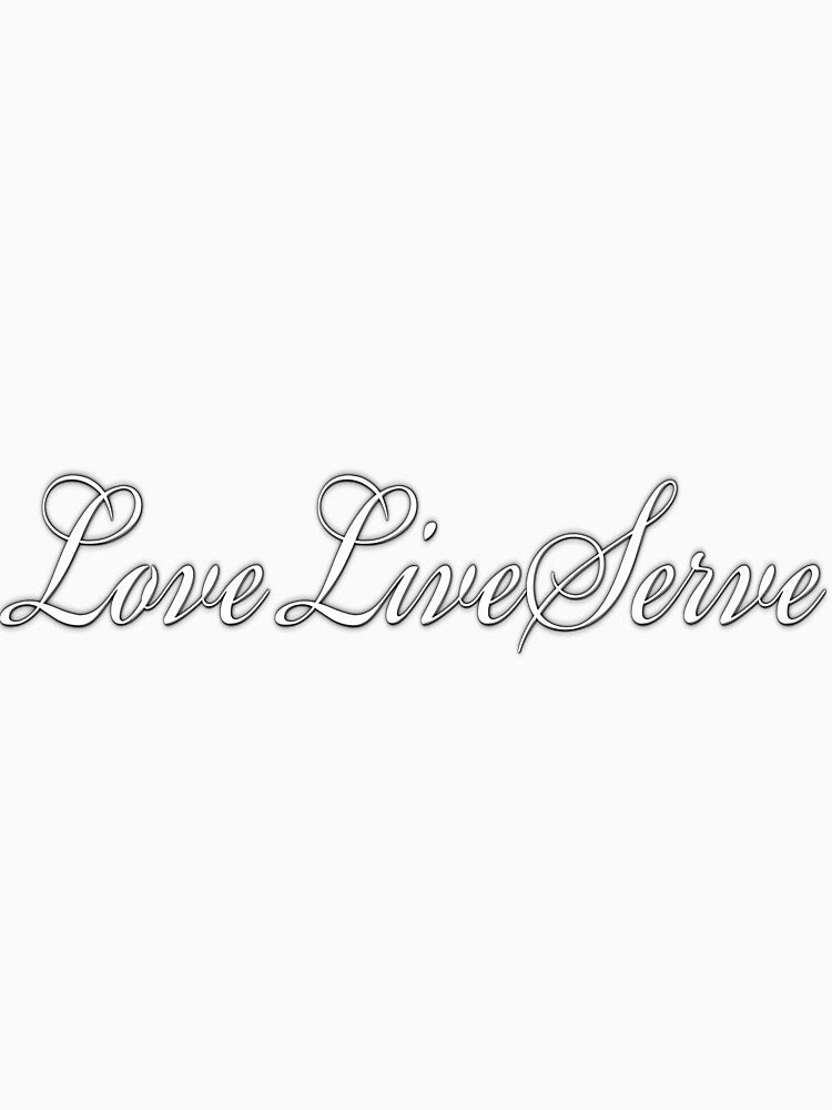 LoveLiveServe Gratitude Saying by xnnzkbspfnq70