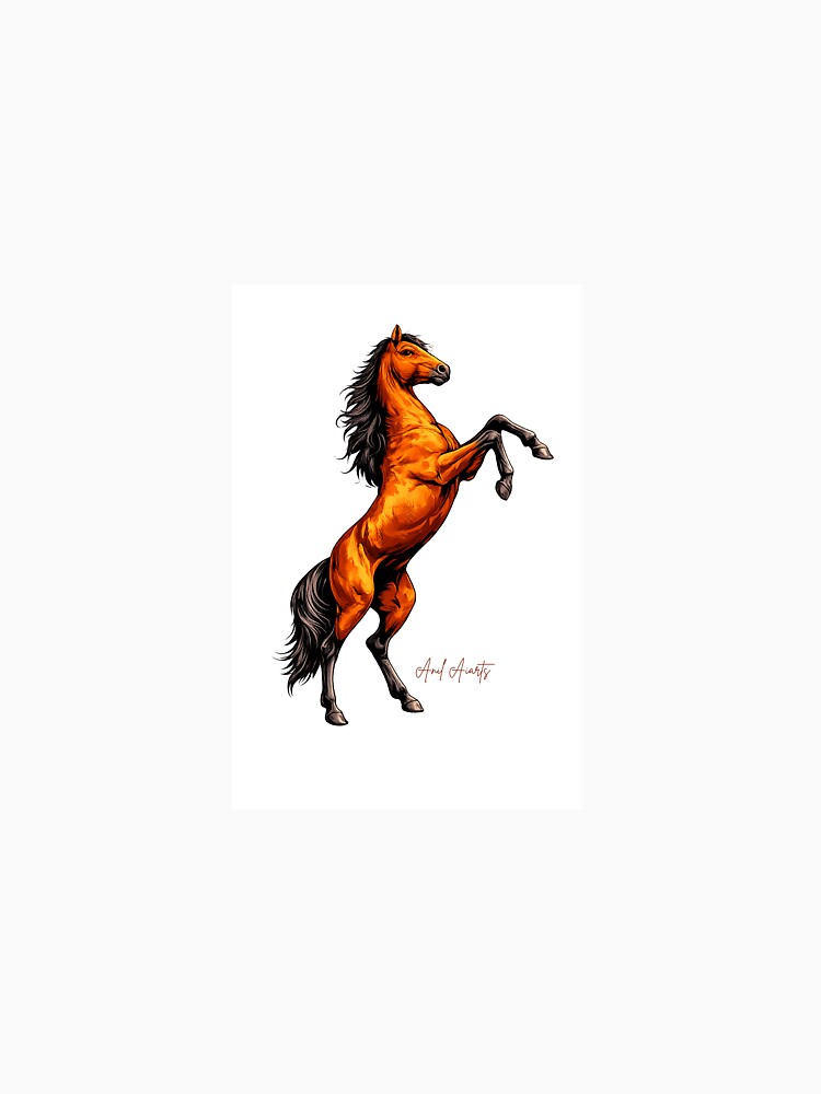 A crazy horse by AcmsArtShop