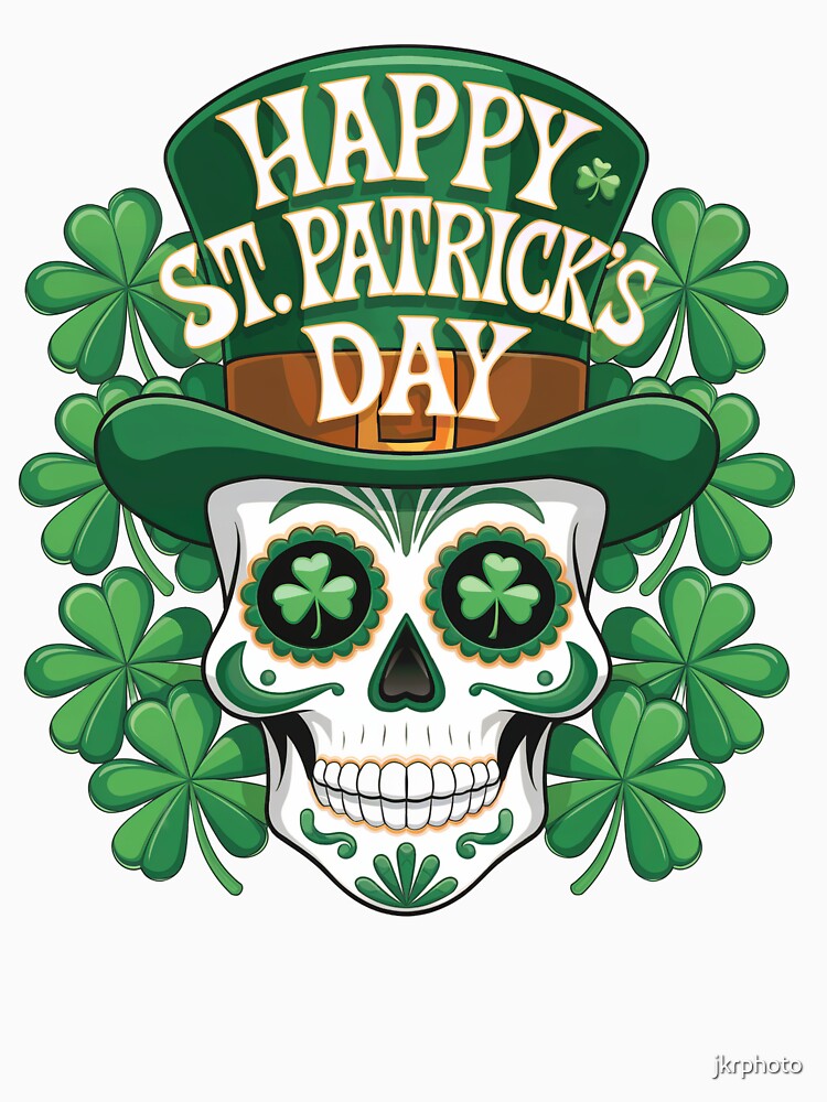 skull st. patrick's day by jkrphoto