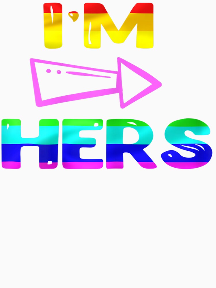Lesbian Couple  Im Hers Matching Shes Mine Lgbt by HandAli