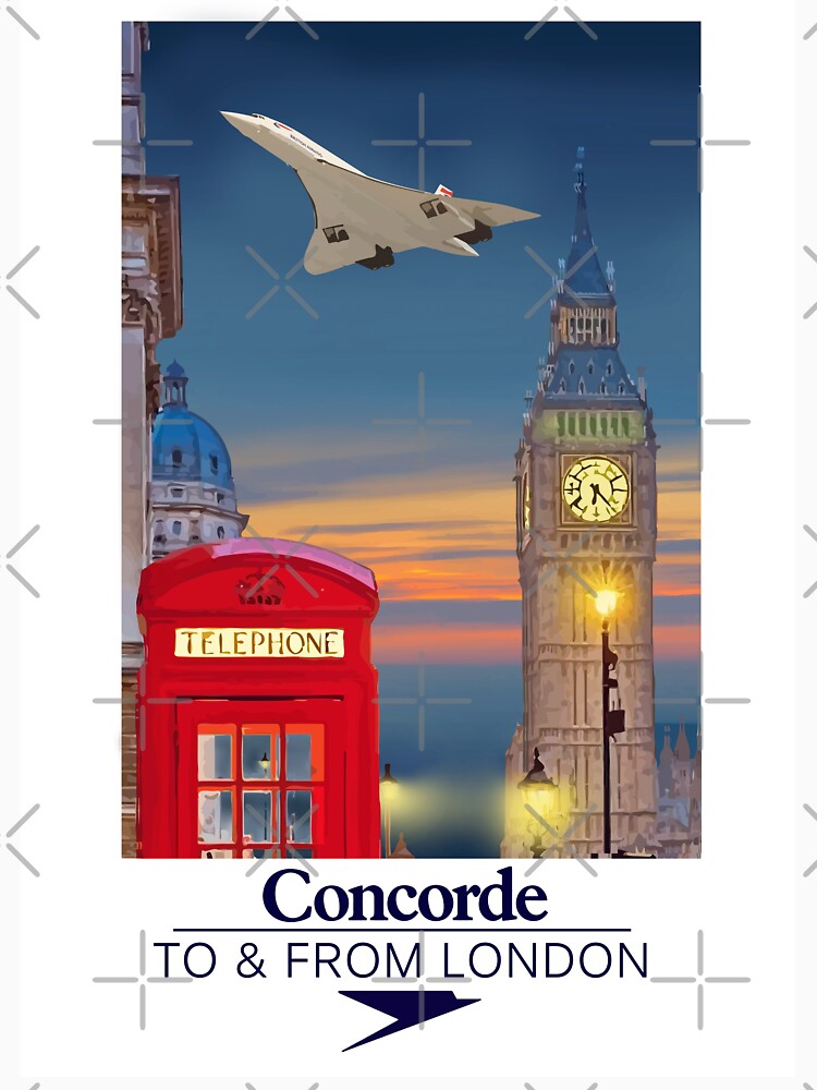 Concorde to and from London by Speedbirddesign