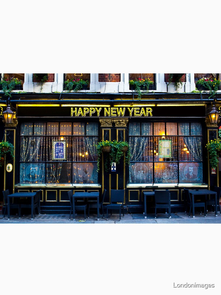 Happy New Year Pub by Londonimages