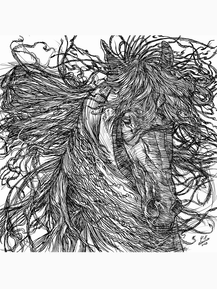INK HORSES .3 by lautir
