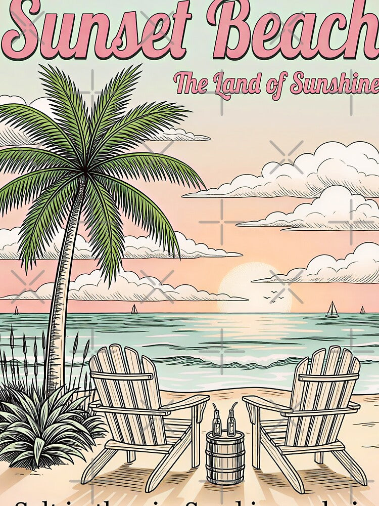 Funny Feelin Salty Beach Summer Vacation by gear-posters