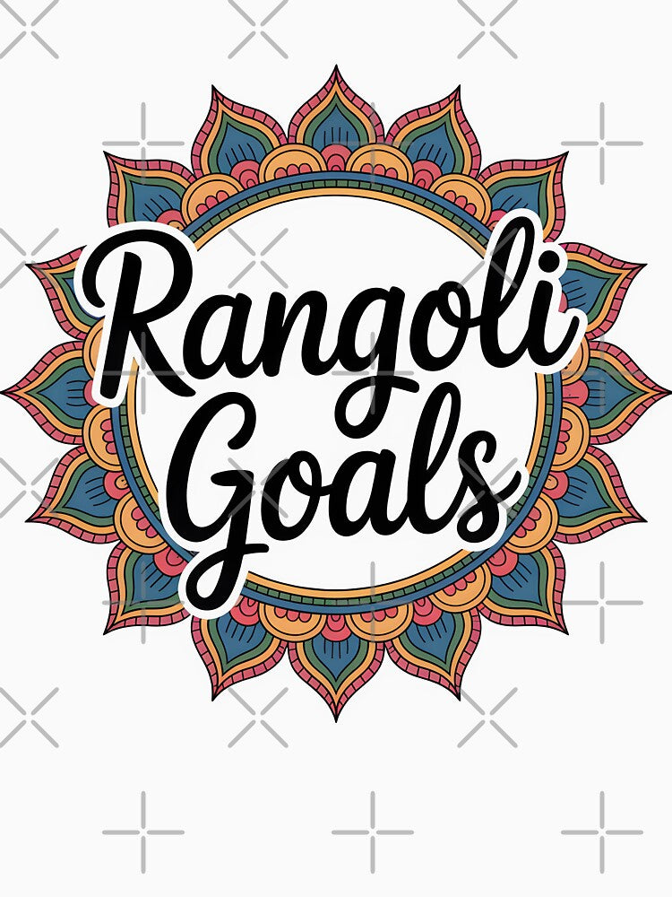 Rangoli Goals – Trendy Diwali Festival Design by Jollys-ArtShop