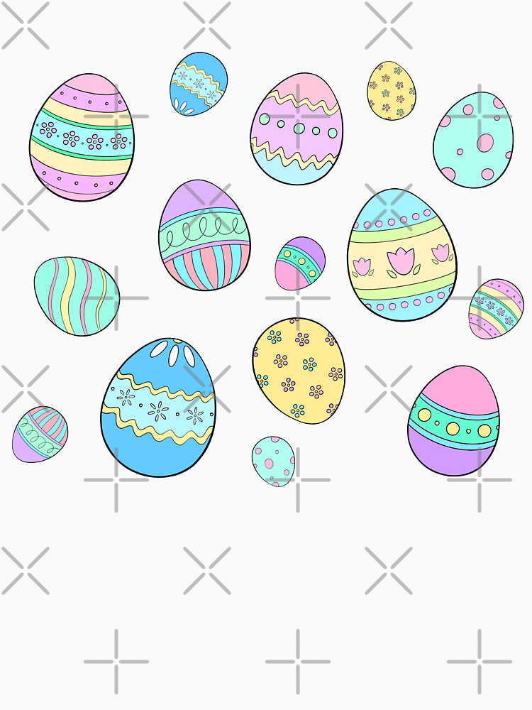 Pastel Easter Egg Pattern by Lady-Lilac