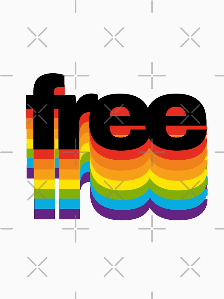 Pride Rainbow Free Expression Sticker by he-art-beats