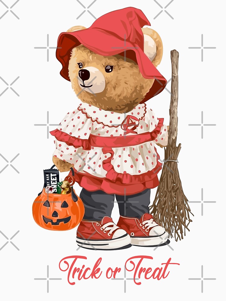 Cute and Spooky Bear Halloween by vhtrocate