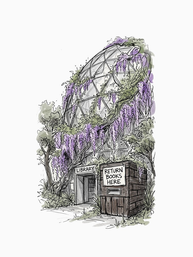 The Enchanted Overgrown Secret Library by TheBetaPattern