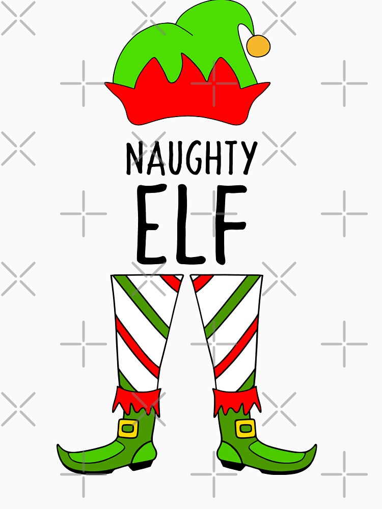 Naughty Elf Matching by Sartoris Art