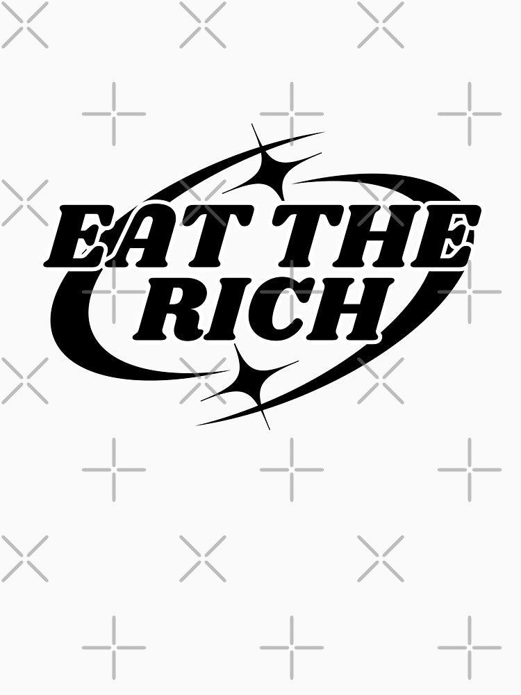 Gen Z Cyberpunk Y2K Fashion - EAT THE RICH by Critters-Corner