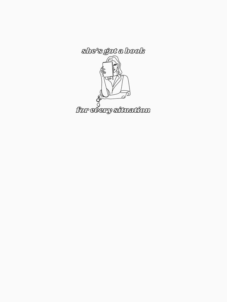 she’s got a book for every situation sticker by babygcreative