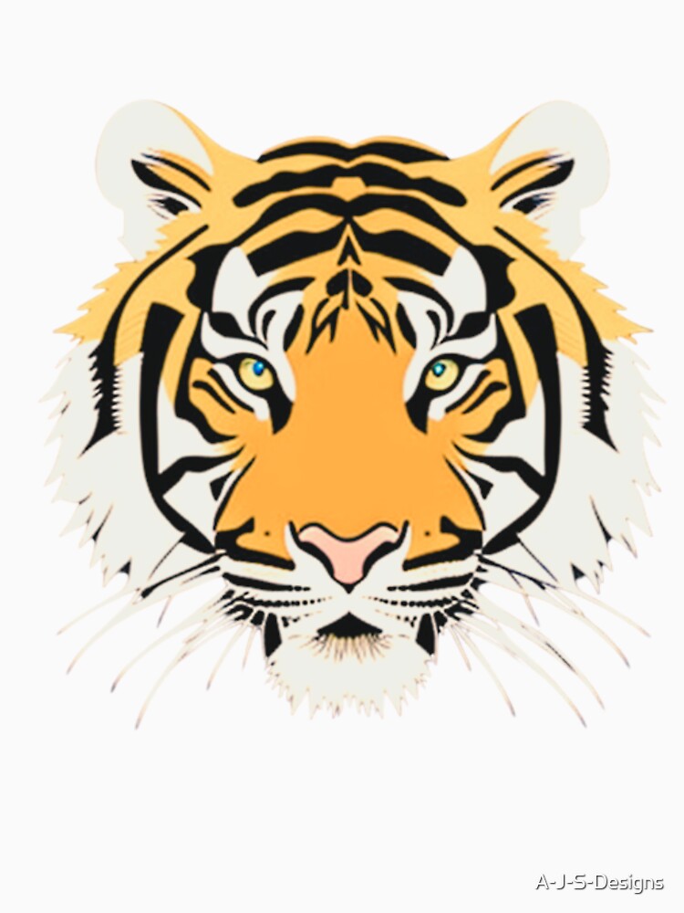 Bengal Tiger Face by A-J-S-Designs