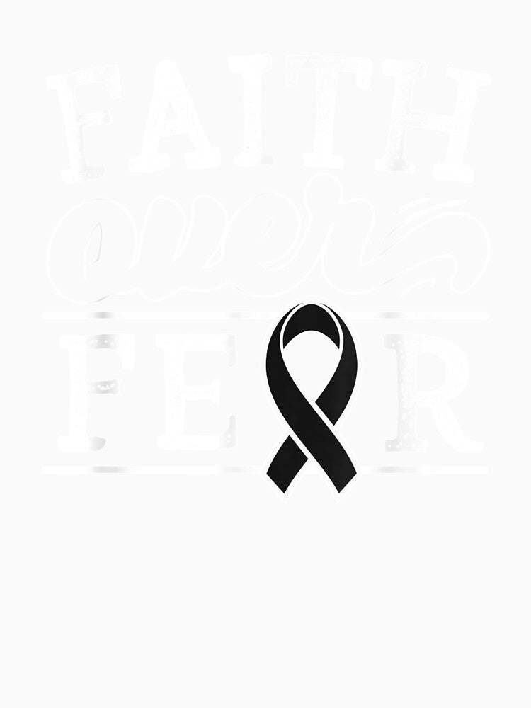 Melanoma Awareness Shirt Faith Ribbon Gift by ninapfvu