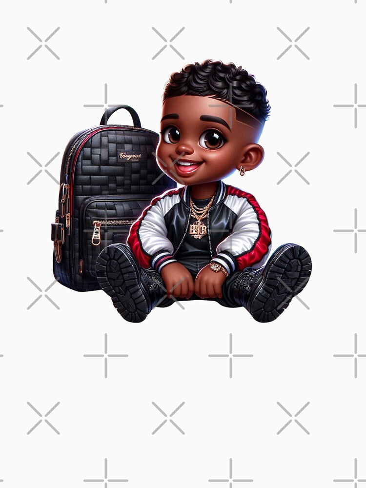 Stylish Black Boy Illustration by Lulunza