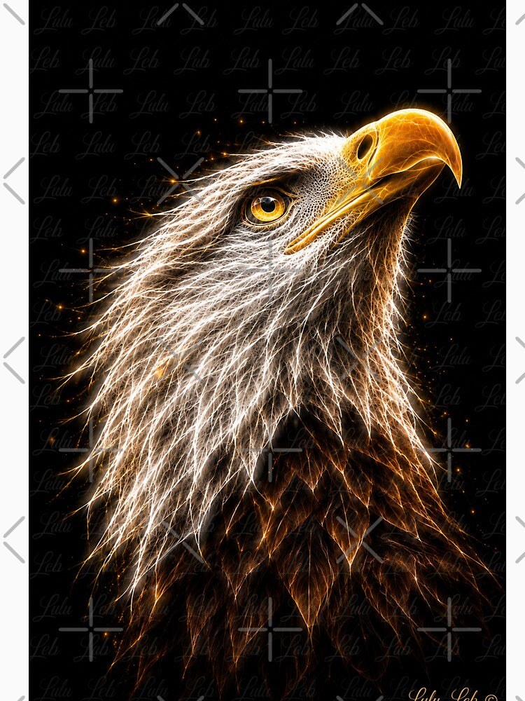 Electric Eagle – Golden Majesty by LuluLeb