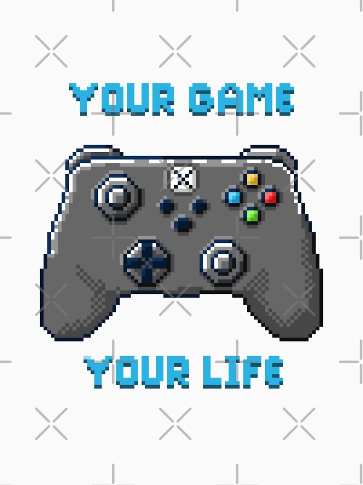 Xbox Controller in pixel art by Ekira Pop Pixel
