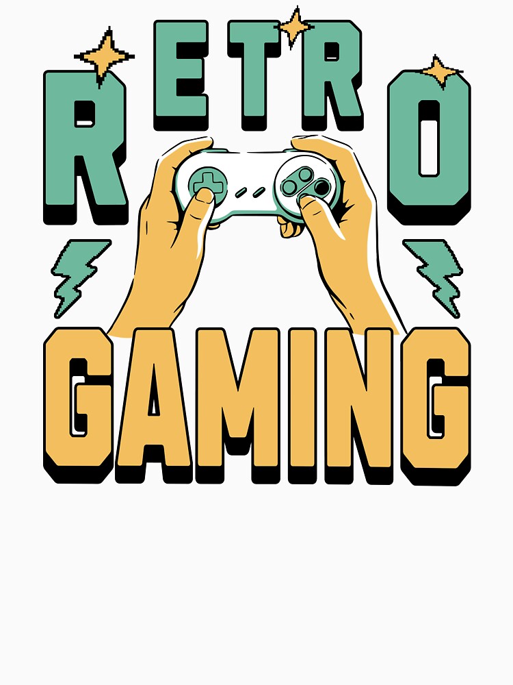 Retro Gaming Controller 90s Gamer by PrintCrafting